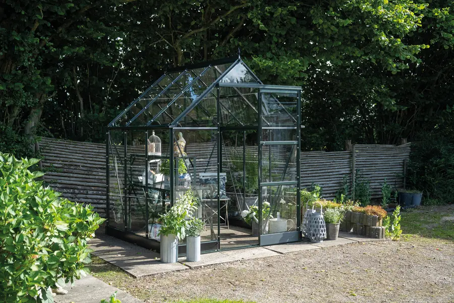 ICON 6 · 3.7 m² (6' x 6') Grøn m/3 mm Glas